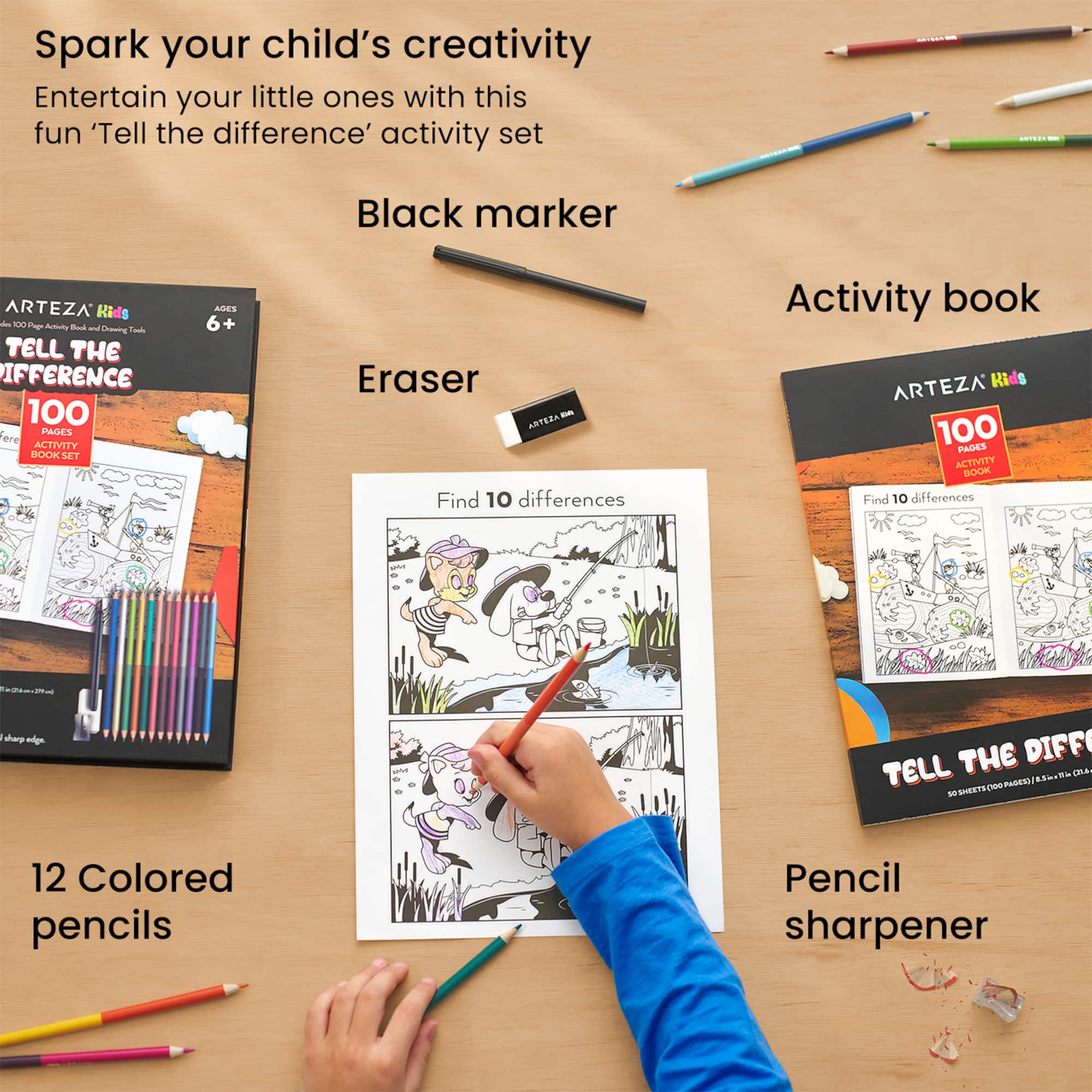 Arteza® Kids Activity Book, Tell the Difference